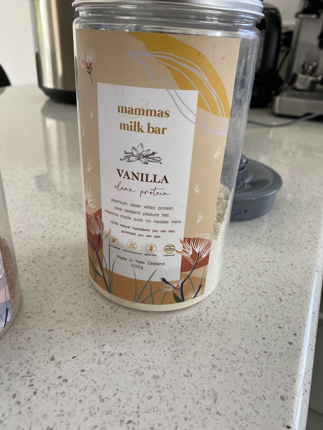 Customer photo review of Vanilla Premium Whey Protein