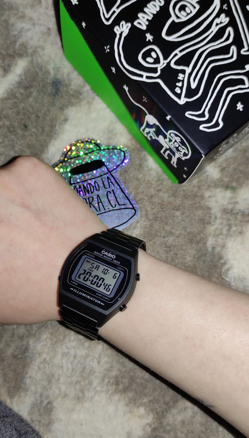 Customer photo review of Reloj Casio Vintage B640WB-1ADF Digital Metálico Negro