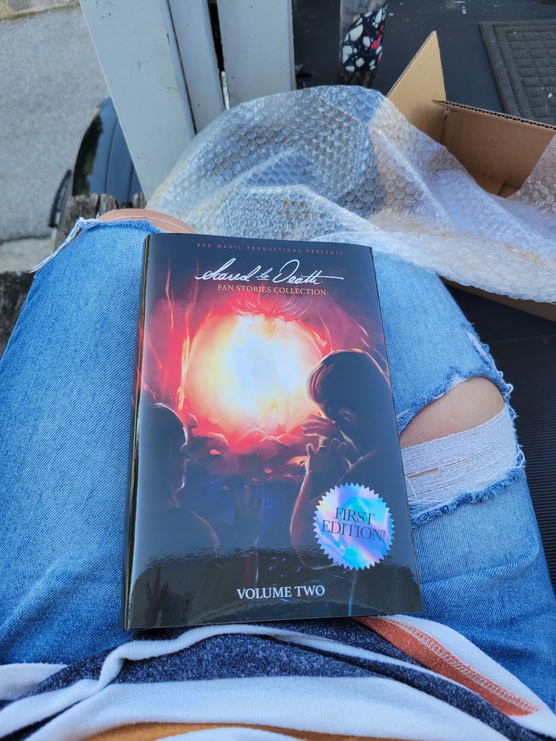 Customer photo review of Scared To Death Book Vol Two UNSIGNED