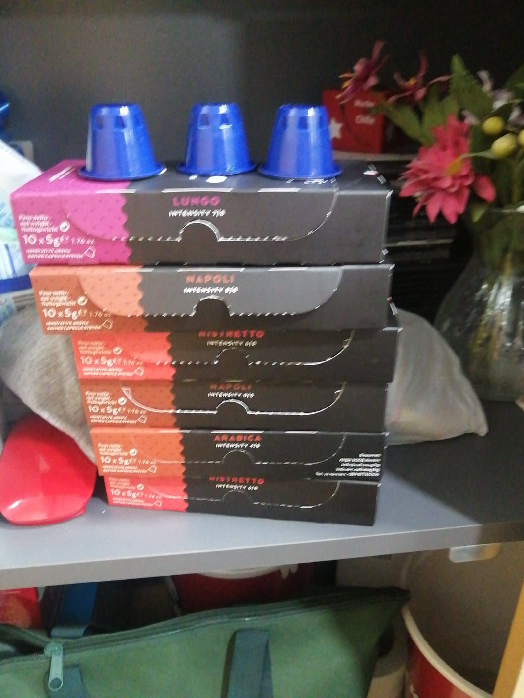 Customer photo review of Pack Occaffe 120 Cápsulas Aluminio Compatibles para Nespresso