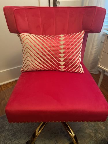 Customer photo review of Hot Pink Velvet