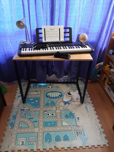 Customer photo review of Escritorio de computador MIMA 90 x 50 Negro