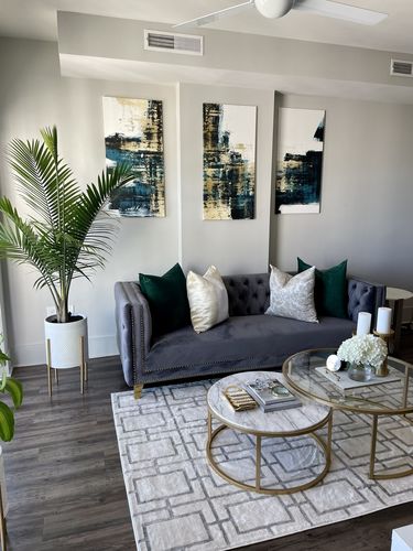 Customer photo review of Silver and Beige Volcano