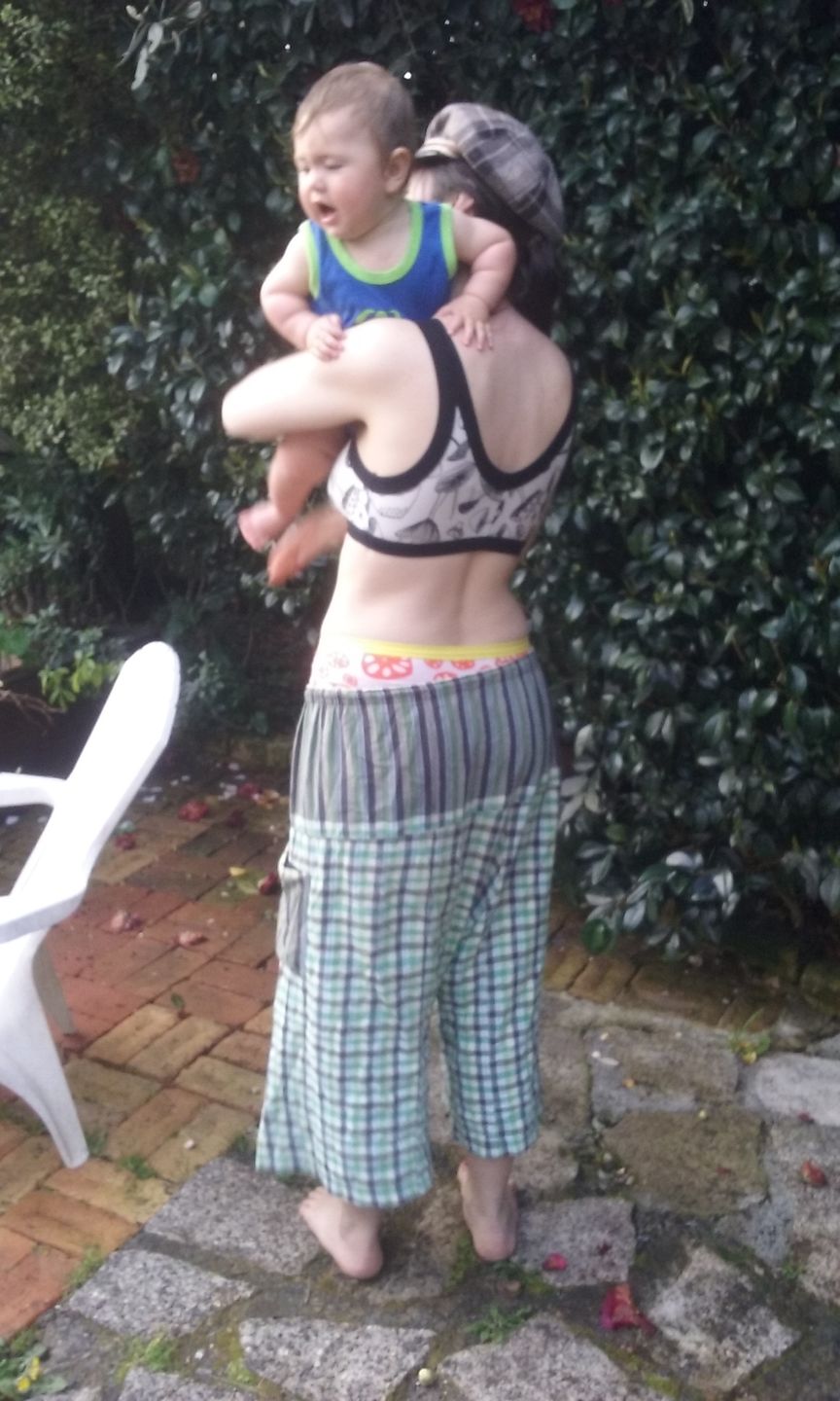 Customer photo review of Original Crop Top Black