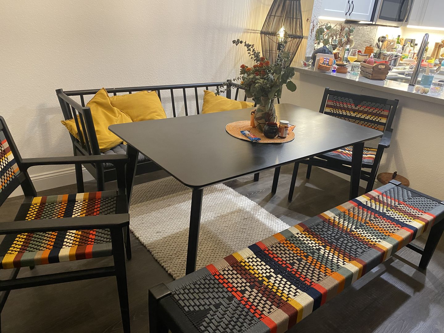 Customer photo review of Chontales Dining Chair w/ Armrests | San Geronimo Pattern