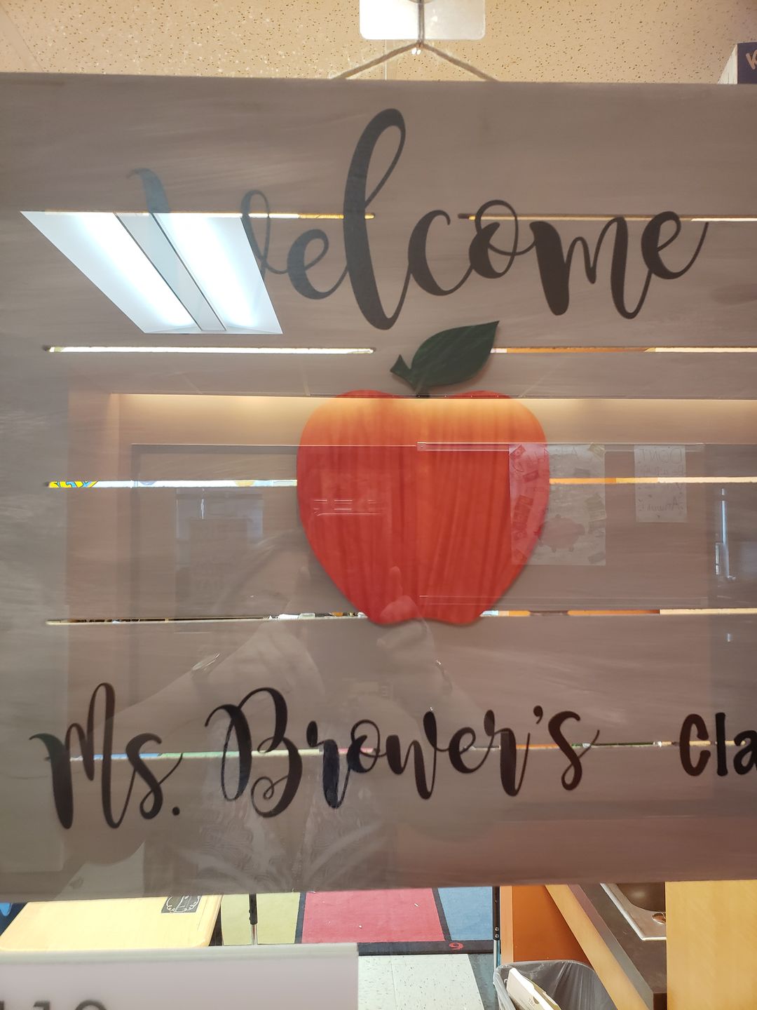 Customer photo review of Unfinished Wooden Apple Shape - Craft - up to 24" DIY