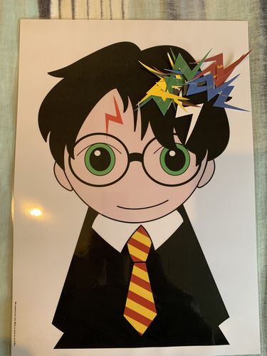 Customer photo review of Free Pin the Scar on Harry Potter Game
