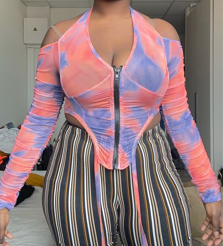 Customer photo review of Haut tye and dye avec fermeture