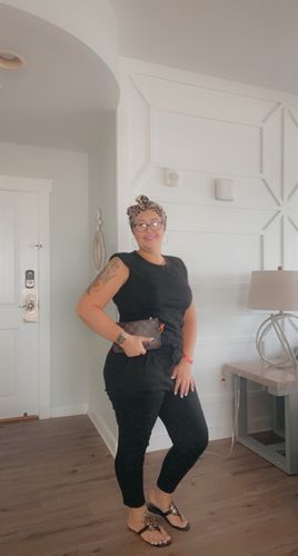 Customer photo review of Brooke Skirt Set (Black)