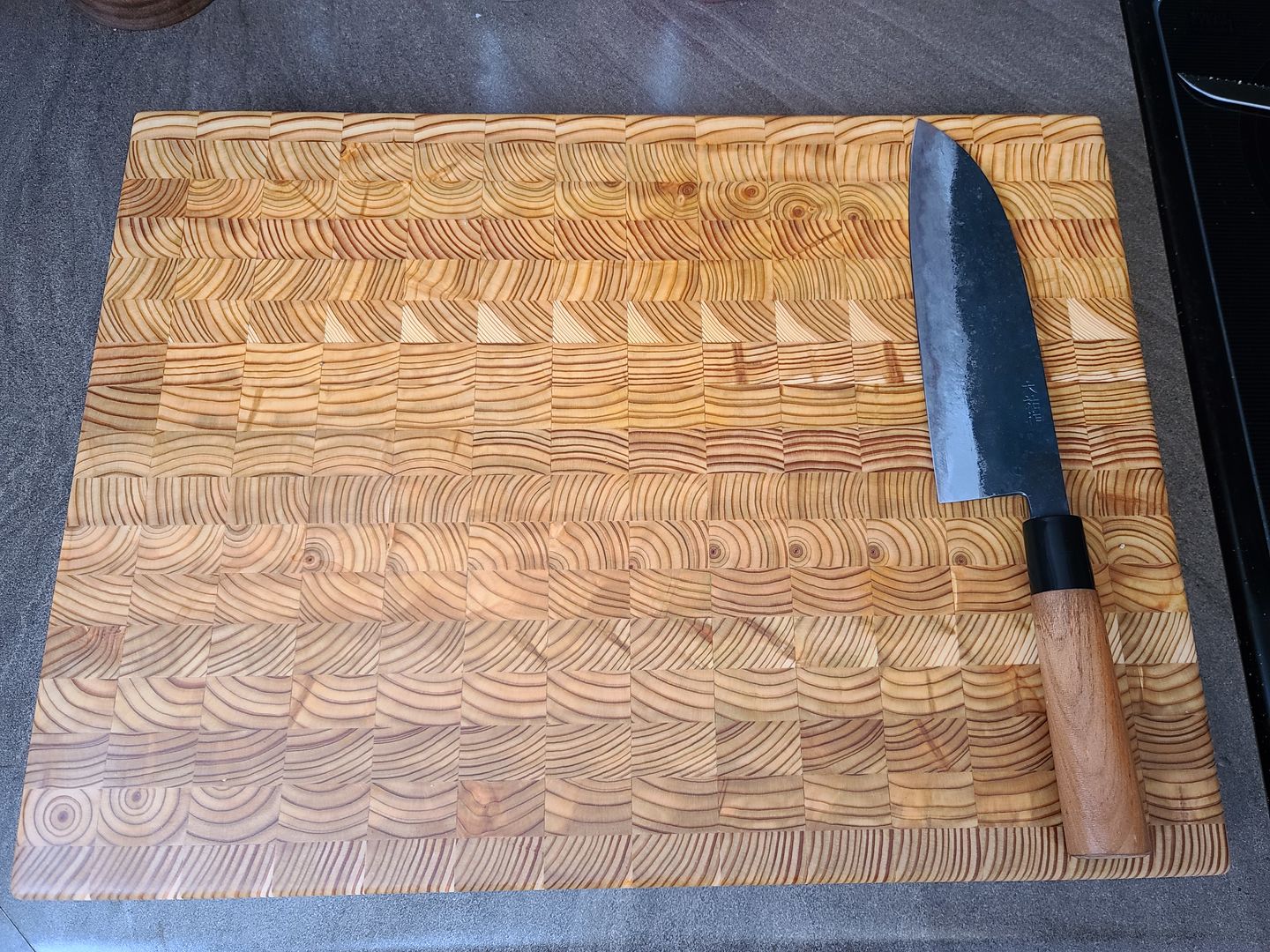 Customer photo review of Larchwood Cutting Board