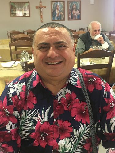 Customer photo review of Chemise imprimée de motifs tropicaux floraux homme