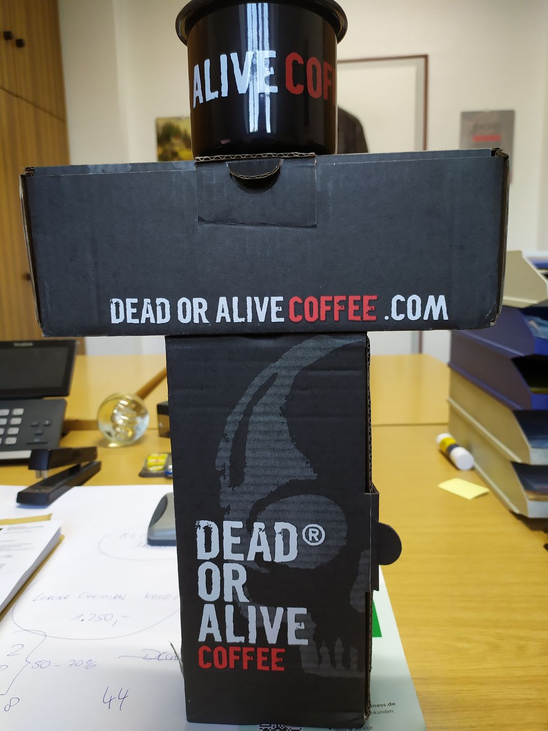 Customer photo review of DEAD OR ALIVE COFFEE Original – Kaffeebohnen, Medium-Dark Röstung, für Espresso & Filter, säurearm