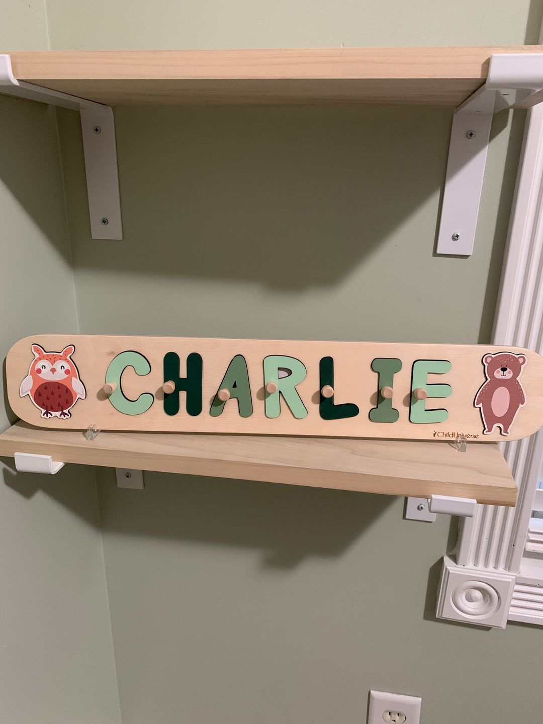Customer photo review of Woodland Name Puzzle