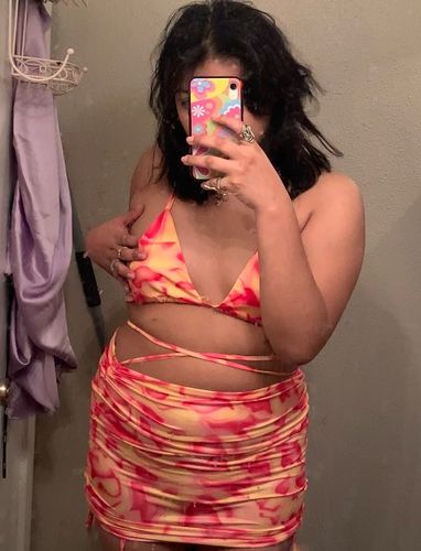 Customer photo review of Ensemble plage haut bikini et bas jupe