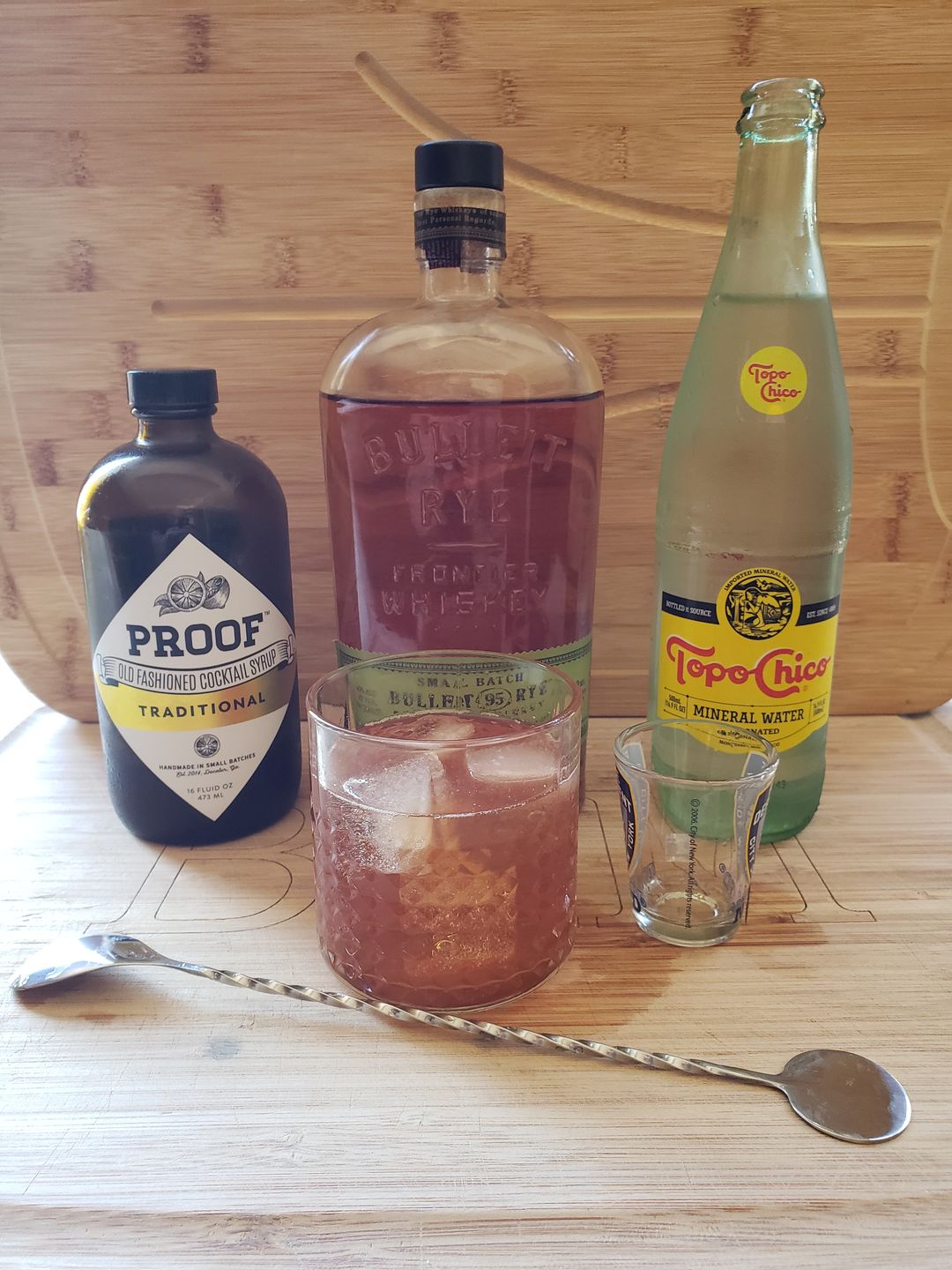 Customer photo review of Old Fashioned Cocktail Syrup Mini Set
