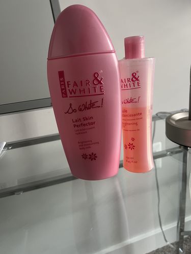 Customer photo review of Fair & White SoWhite! Essentials Kit