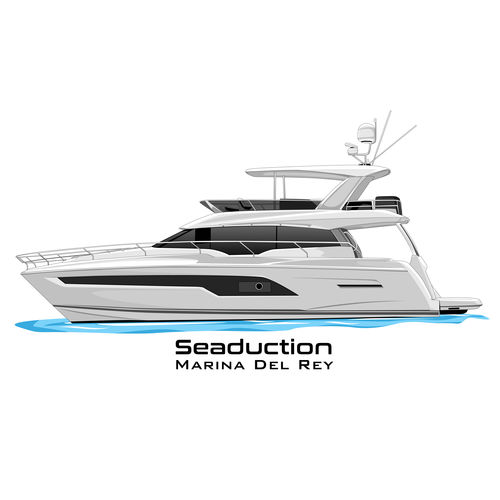 Customer photo review of Custom Digital Boat Portrait