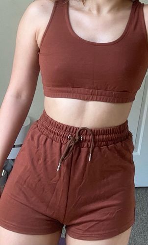 Customer photo review of Ensemble short et top cozy