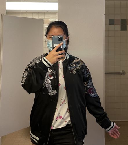 Customer photo review of Four Legendary Creatures Sukajan Souvenir Jacket