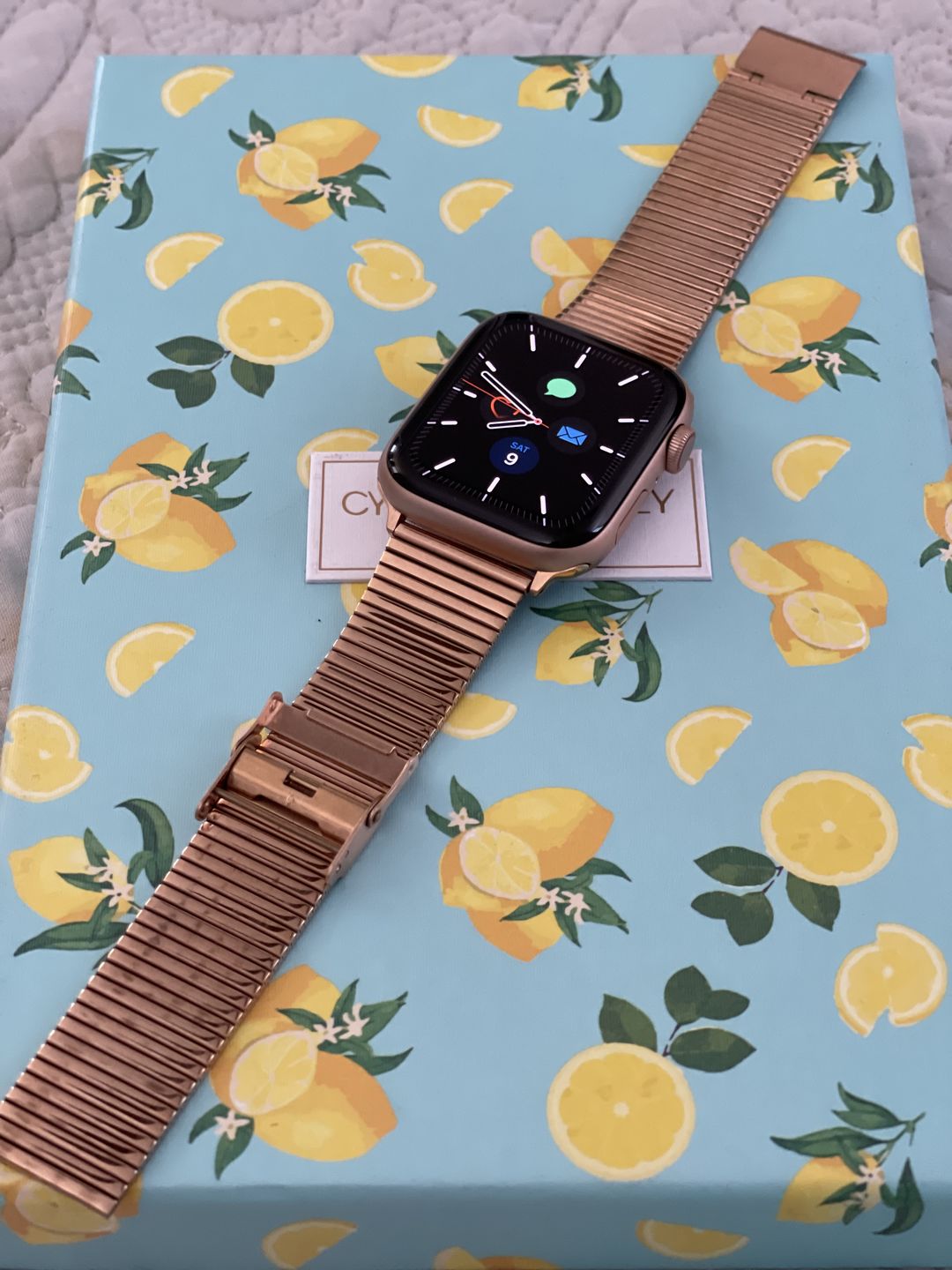 Customer photo review of Iola Metal Band (6 Colours)
