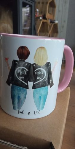 Customer photo review of Mug personnalisé | 2 meilleures amies