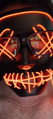 Customer photo review of PURGA de Halloween LED Control Remoto