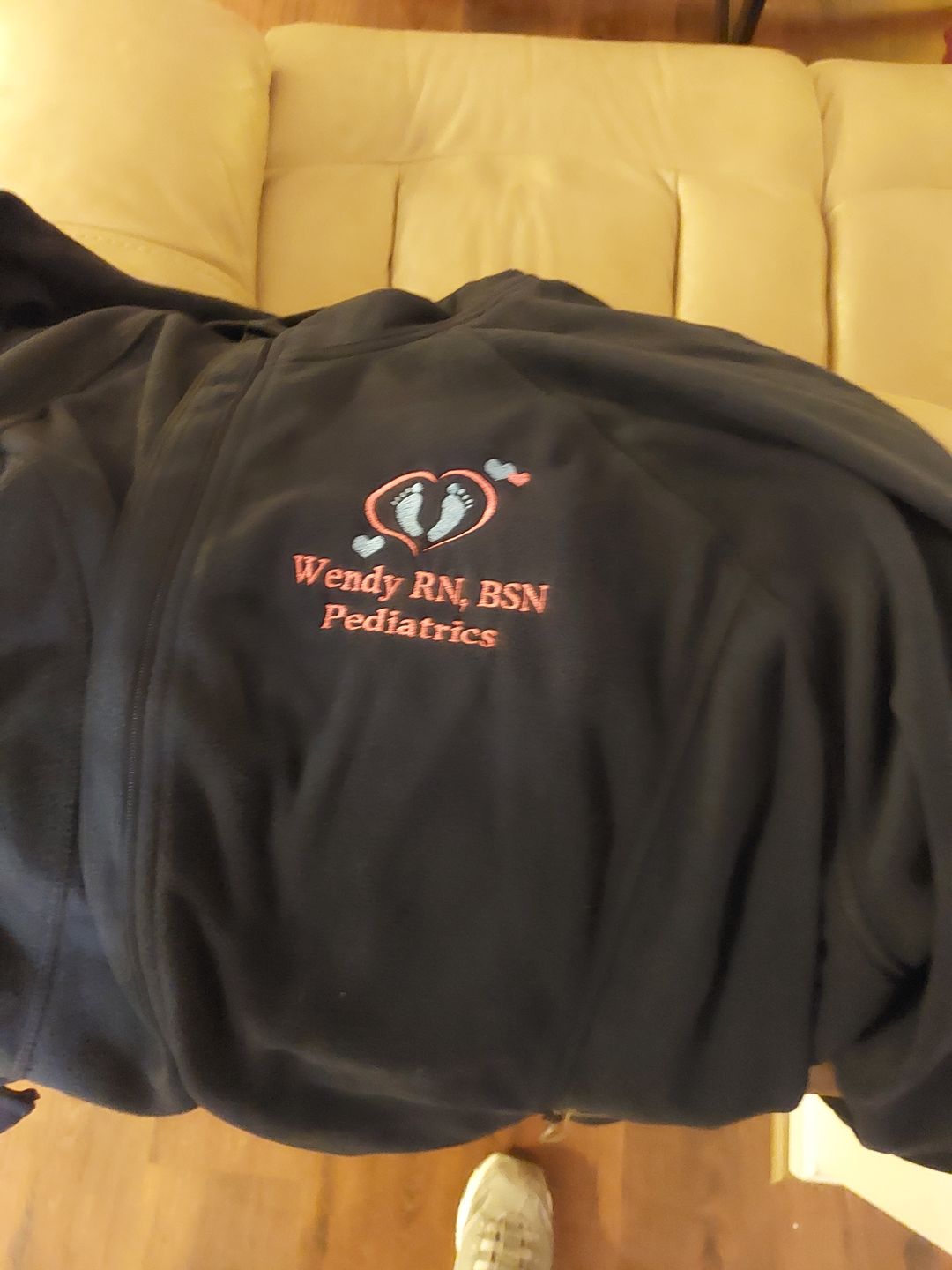 Customer photo review of EB225 Eddie Bauer® Ladies Full-Zip Microfleece Jacket