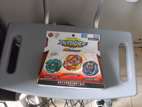 Customer photo review of Takaratomy Beyblade BURST GT B-149 GT Triple Booster Set