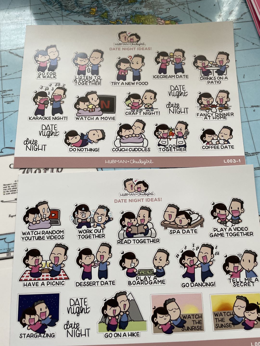 Customer photo review of Date Night Ideas (Set of 2)
