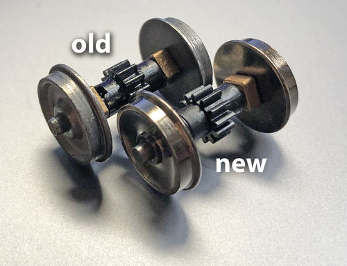Customer photo review of HO RTR Locomotive Wheel Assembly, 42" (6)