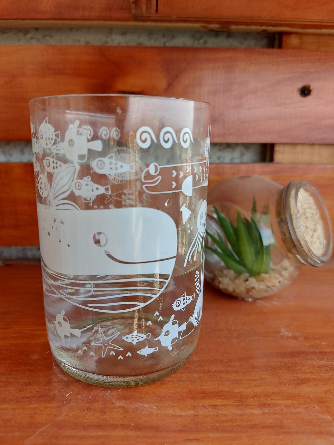 Customer photo review of Flora & Fauna Juego de 4 Vasos