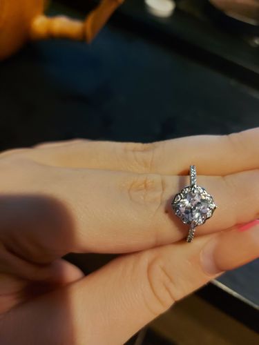 Customer photo review of Pumpkin Spice Latte Candle - 925 Sterling Silver Ring Collection