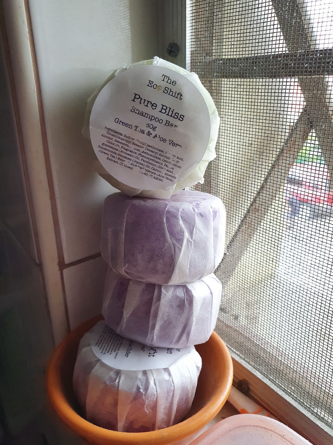 Customer photo review of Pure Delight | Shampoo Bar