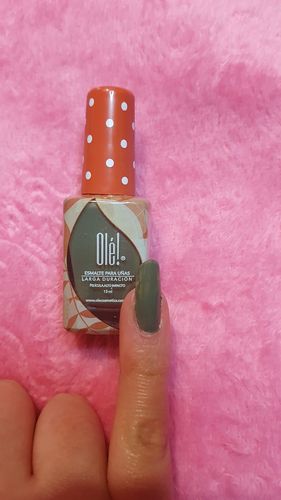 Customer photo review of Esmalte de Uñas Olé! Placeres Otoñales, Frazada