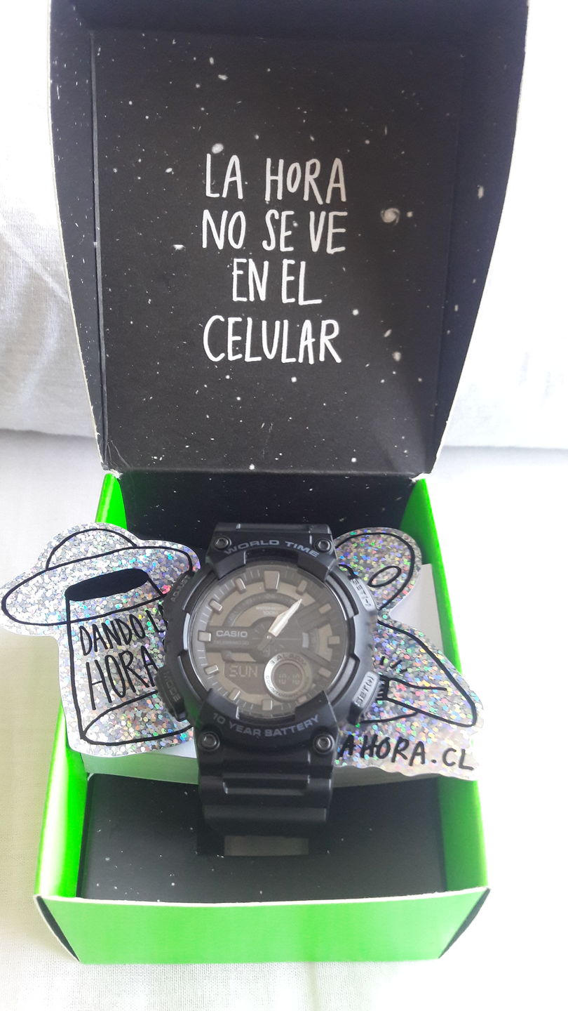 Customer photo review of Reloj Casio Análogo-Digital Vintage AEQ-110W-1BVDF Negro