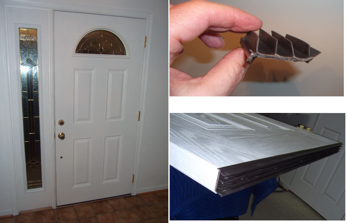 Customer photo review of 36" Universal Staple-On Door Sweep - Bronze