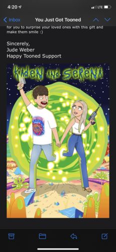 Customer photo review of 'Rick and Morty' Custom Portrait