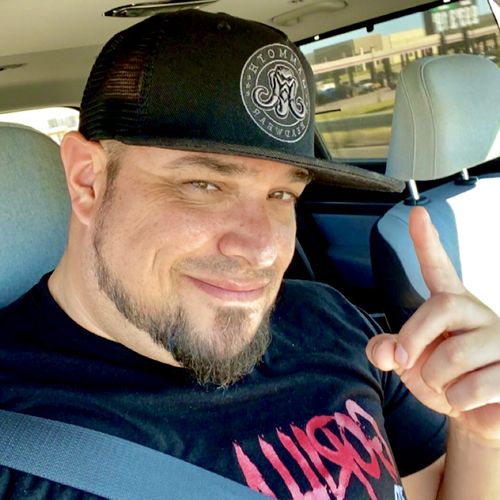 Customer photo review of Classic Trucker - Blacked Out