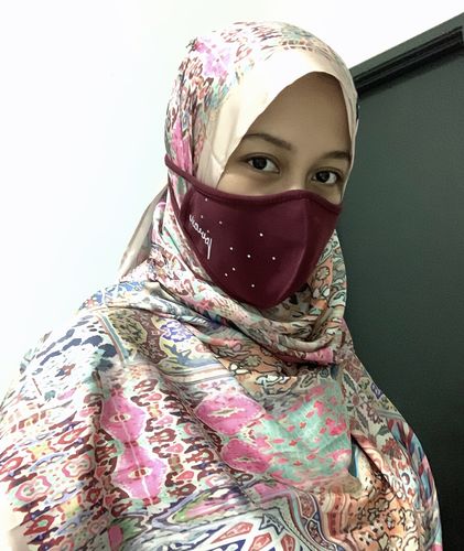 Customer photo review of Long Shawl Mixed Satin Silk Princess