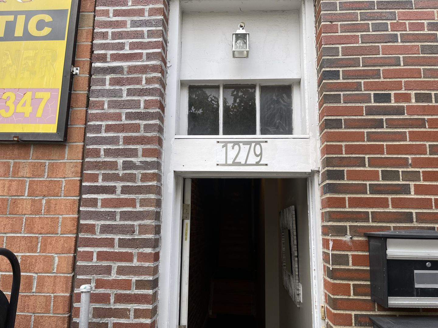 Customer photo review of Simple Address Plaque - 3 Sizes