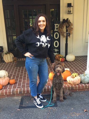 Customer photo review of 69- Nobody Crop Hoodie