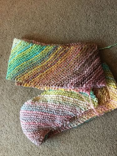 Customer photo review of 2021 Special Edition Blanket Knitting/Crochet Box!