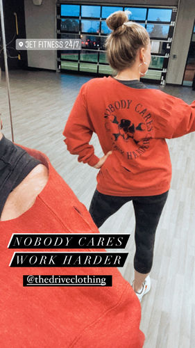 Customer photo review of 174 - Nobody Wide Neck Sweatshirt