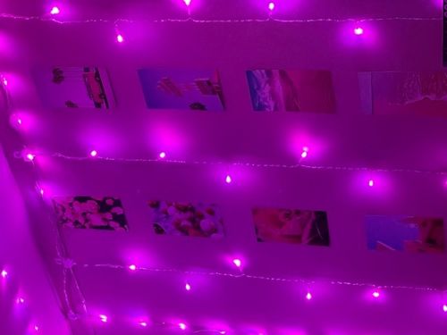 Customer photo review of DormVibes Color Changing Wall Lights