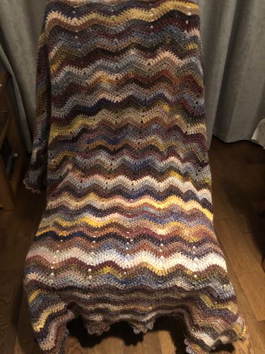 Customer photo review of 2021 Special Edition Blanket Knitting/Crochet Box!