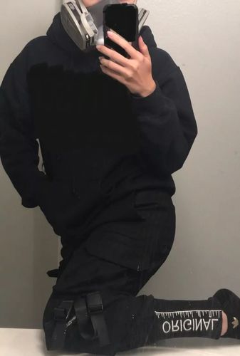 Customer photo review of TO Multiple Straps Techwear Cargo Pants