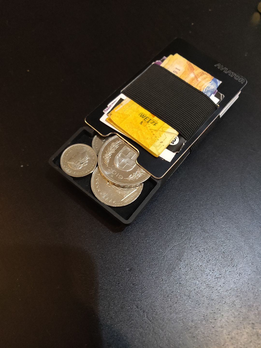 Customer photo review of Coin Compartments