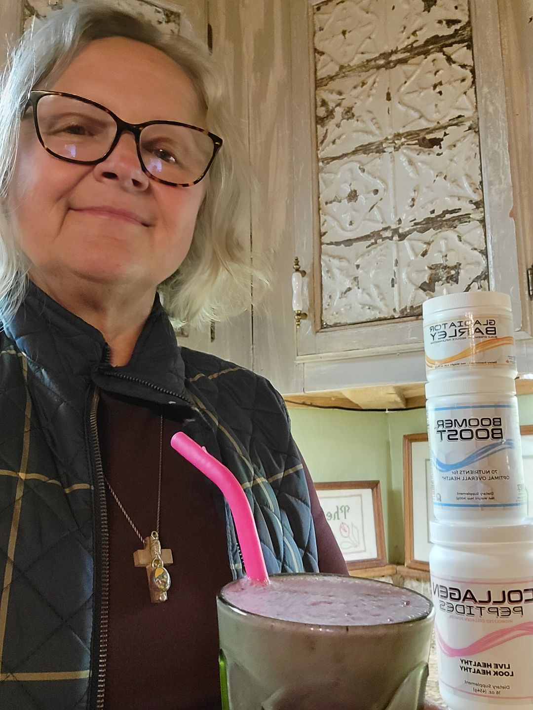 Customer photo review of Collagen Peptides