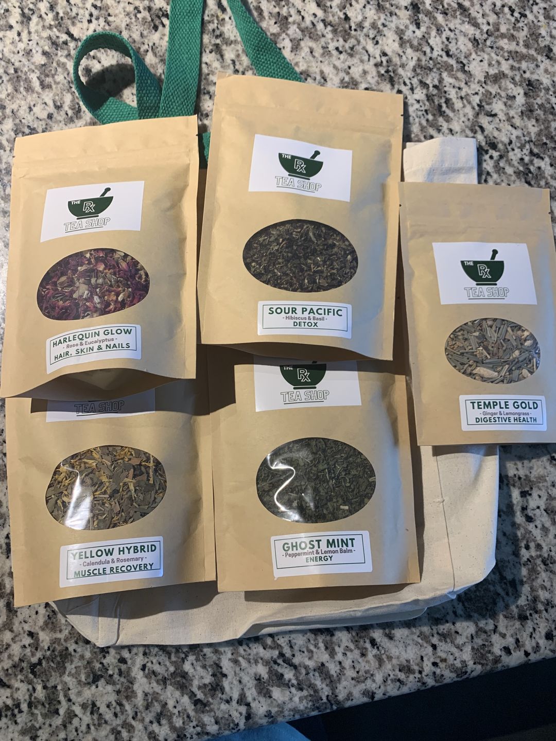 Customer photo review of Harlequin Glow - Hair, Skin & Nails Tea