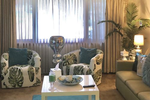 Customer photo review of Cabrexa Stretch Tub Chair Covers